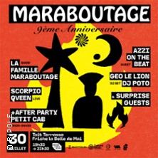 Maraboutage 9&egrave;me Anniversaire  - Toit Terrasse + Petit Cab