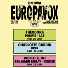 Europavox 2026 - Pass 1 Jour - Vendredi